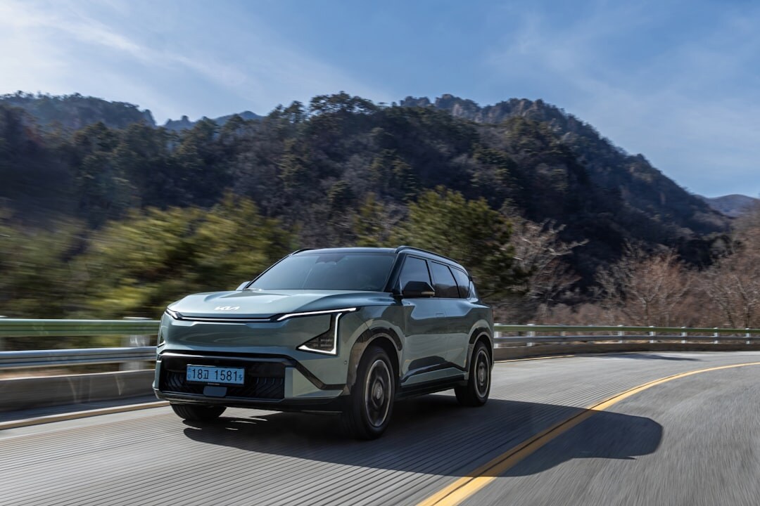 electric suv on road