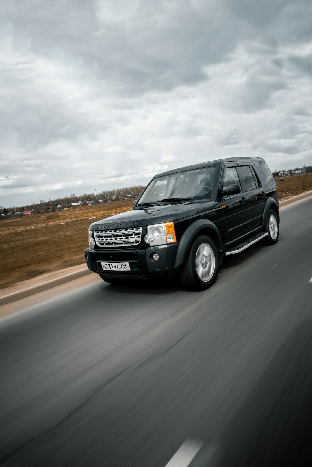 family suv on highway